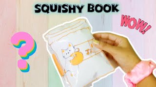 I Made Paper Squishy Book  Jam Squishy Book  Paper Squishy  asmr [upl. by Lativa]