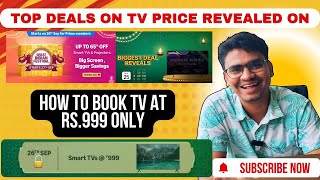 BIG TV at 999😱  Amazon Great Indian Festival amp Big Billion Days 🎉  BEST TV Deals 2024 🤯 [upl. by Lerred]