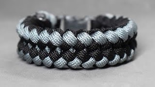 ¿Cómo hacer una pulsera paracord Sanctified   How to Make a Sanctified Paracord Bracelet [upl. by Imoyik]