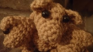 Crochet Three Headed Dog Cerberus Puppy [upl. by Stargell]