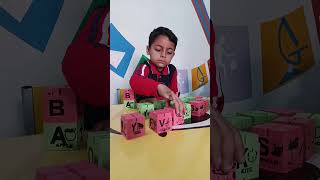 Today Activity by pre Class Learning Alphabet by Making Buildingalphabet activities school [upl. by Ekard665]