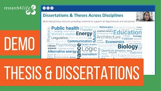 Demonstrative ProQuest Dissertations amp Theses webinar [upl. by Haymes]