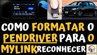 COMO FORMATAR O PENDRIVE PARA O MYLINK RECONHECER [upl. by Tiffanie]