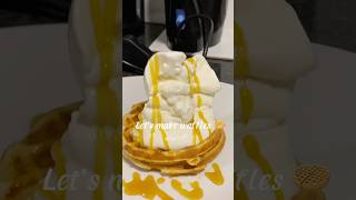 Waffles recipe 🧇🎀🌸waffle recipe cooking foodshorts wafflerecipe [upl. by Ainotal]