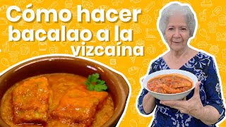 ¡Un delicioso bacalao a la vizcaína [upl. by Akiwak]