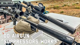 Do Airgun Suppressors Work BIG BORE EDITION  DonnyFl Moderator Review [upl. by Bartosch]