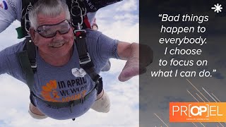 Skydiving 1 Year After Quad Amputation for 65th Birthday🪂 SepsisAwarenessDay [upl. by Ardra]