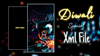 Diwali Video Editing  Alight Motion Xml File  Diwali Reels Editing Viral xml alightmotion edit [upl. by Zampardi]