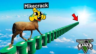 ¡NOS TRANSFORMAMOS en ANIMALES 😂🐴 CARRERA de ANIMALES con AMIGOS 🏁 MIKECRACK GTA 5 ONLINE 24 [upl. by Deeann]