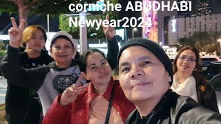 New years eve watching fireworks 2024 corniche ABUDHABI [upl. by Marj621]