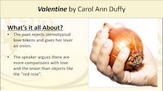 POETRY REVISION Valentine [upl. by Collier]