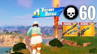 60 Elimination Solo Vs Squads Wins Full Gameplay Fortnite Chapter 5 [upl. by Sonstrom]