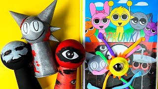 Making INCREDIBOX SPRUNKI Game Book📚Horror history 💕Squishy DIY Hand made [upl. by Odnarb]