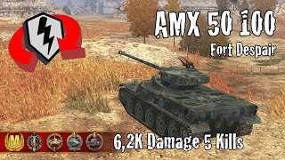 AMX 50 100  62K Damage 5 Kills  WoT Blitz Replays [upl. by Marcoux]