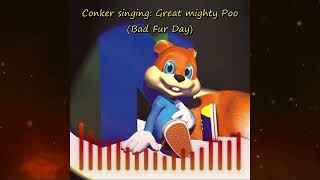 Conker  Great Mighty Poo AI cover [upl. by Yrrac]