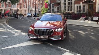 Exotic Luxury Cars Of London 2024 33  Spectre Maybach Ghost Phantom Mulsanne 280SE Bentayga [upl. by Tuttle]