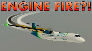 🔥 PTFS Accidentally Added ENGINE FIRE 🔥 [upl. by Dolphin284]