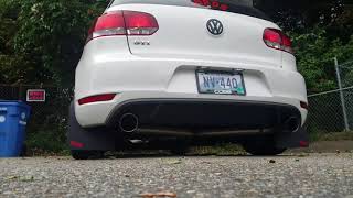 MK6 GTI w APR 3quot Downpipe and Cobb Tuning 3quot Catback [upl. by Ollecram]