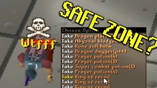 Safe Zone BAITING in PVP Worlds OSRS they think theyre safe [upl. by Michaella]