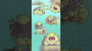 Rain Frog Gunther fanart stinkydragonpod fanart rainfrog [upl. by Ahsiam]