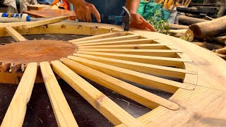 Mastering Monolithic Woodworking for Stunning Oval Dining Tables 🪵✨  Unique Techniques Revealed 🍽️ [upl. by Hollenbeck765]