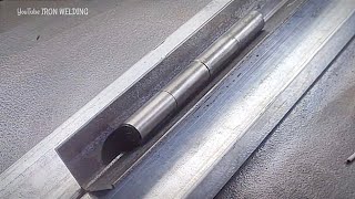 door hinge installation technique  welding tricks [upl. by Yelraf407]