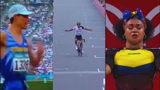 Momento exacto en el que ganaron las Medallas de Oro en los Juegos Olímpicos para Ecuador [upl. by Wilfred757]