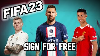 PLAYERS TO SIGN FOR FREE ON FIFA 23 CAREER MODE Season 1 Pre Contract [upl. by Yraccaz621]