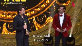 hrithik roshan and tiger shrof in iifa awards 2015 [upl. by Ozmo446]