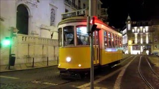 Lisbon trams  Lissabon Straßenbahn  Lisboa Carris  tramway  villamos [upl. by Krusche]