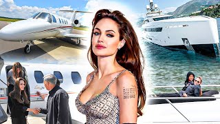 Angelina Jolies Lifestyle 2022  Net Worth Fortune Car Collection Mansion [upl. by Townshend]