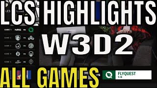 LCS Highlights ALL GAMES W3D2 Summer 2023  Week 3 Day 2 [upl. by Nivak]