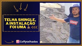 telha shingle não presta ou é a instalação [upl. by Rothwell]