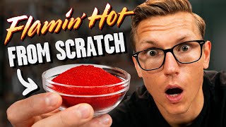 Making Flamin Hot Cheetos Powder From Scratch [upl. by Aleakam30]