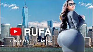 Rufa🥰Beautifull Plus Size Model amp office Worker Bio Age Career Lifestyle [upl. by Myrtice995]