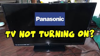 How to Fix Your Panasonic TV That Wont Turn On  Black Screen Problem [upl. by Edyth220]