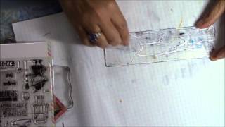 How to clean your acrylic stamping block [upl. by Magdala483]