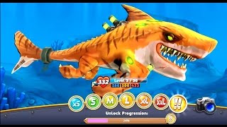 Hungry Shark World  All Sharks Unlocked [upl. by Rebna909]