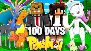 I Survived 100 Days in Minecraft Pixelmon This Is What Happened [upl. by Noman]