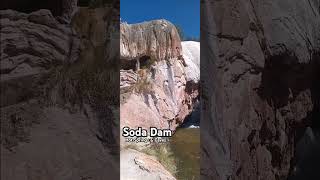 Soda Dam Hot Springs amp Caves on the Jemez River Jemez Springs NM [upl. by Doreg682]