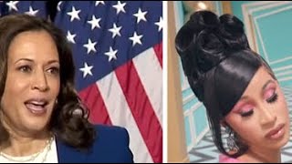 Kamala Harris Was Embarrassed By Cardi B😂 [upl. by Bethena17]