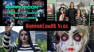 HorrorConUK 2024 Vlog  A day of horror And meeting the wonderful Jeff Daniel Phillips [upl. by Swiercz]