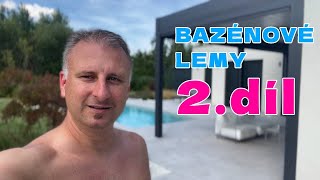 BAZÉNOVÉ LEMY  KASKÁDOVÝ LEM  Dlažba k bazénu  RIVESTI 2díl [upl. by Dewayne330]