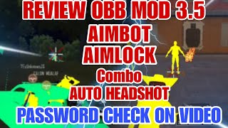 OBB TERBARU 35 FULL SAFE AIMLOCK AIMBOT COMBO AUTO HEADSHOT [upl. by Eecyal]