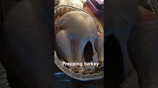 Brine overnight dry rub thanksgiving turkey trending fyp viralvideo food shorts [upl. by Manuela303]