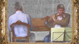 Sonata Gmajor for flute and bc CPE Bach Wq 123 [upl. by Eednac]