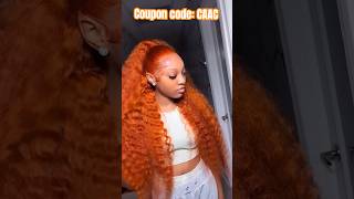 New 350 Ginger Color Wig Review🧡Thick Density amp Soft Curly Hair  Half Up Half Down Ftulahair [upl. by Lory]