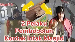 2 Wajah Pelaku Pencuri Kotak Infaq Masjid di Bandung [upl. by Gonta]