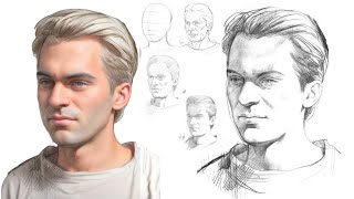 The method scholastic but useful to those new to portrait drawing [upl. by Akinohs]