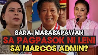 LENI ROBREDO PAPASOK SA MARCOS ADMIN SARA MASASAPAWAN KAYA [upl. by Aerdnod]